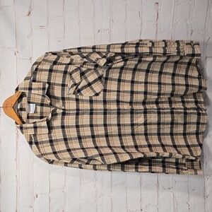 Columbia Cornell Woods Flannel Long Sleeve Button Down Mens Size L
